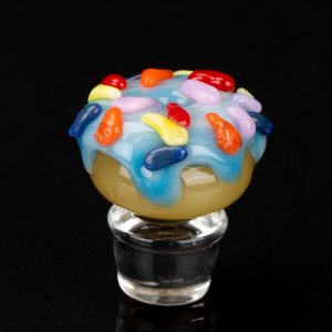 Empire Glassworks Blue Donut Puffco Peak Pro Carb Cap