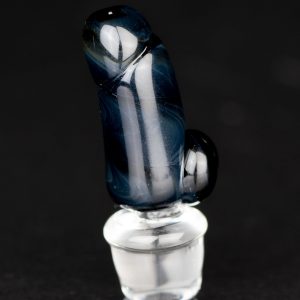Empire Glassworks Black Phallus Puffco Peak Pro Carb Cap