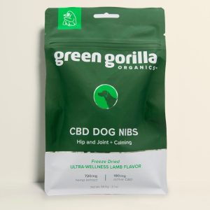 Green Gorilla Freeze-Dried CBD Dog Nibs Lamb Flavor 180 mg - 2.1 Oz