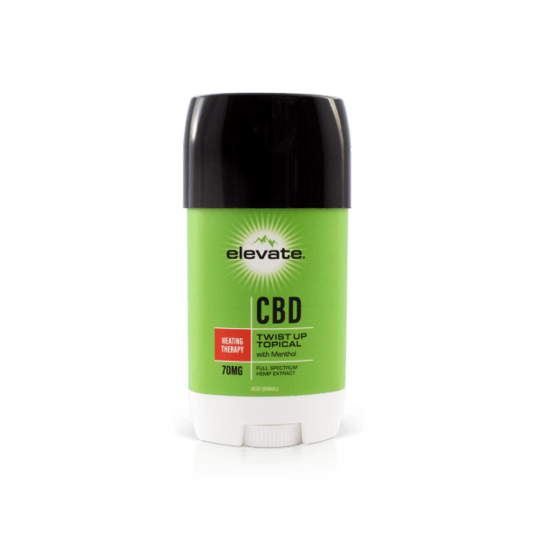 Elevate CBD Topical Cream Twist Up Heating Therapy - 2 Oz