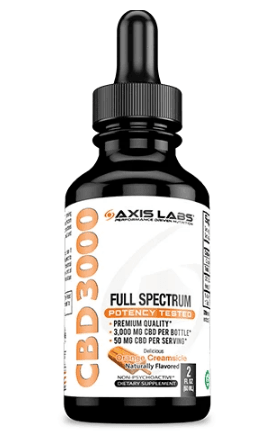 FullSpectrumCBD3000Oil OrangeCreamsicle