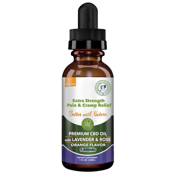 GEB Hemp CBD Extra Strength Pain Cramp Relief Front 600x600 1