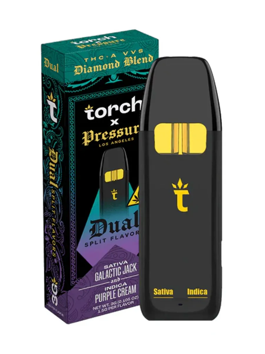 Galactic Jack Purple Cream Torch x Pressure Dual Disposable 3G