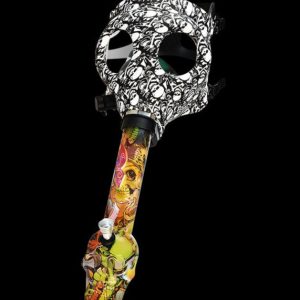 Gas Mask with Acrylic Water Pipe