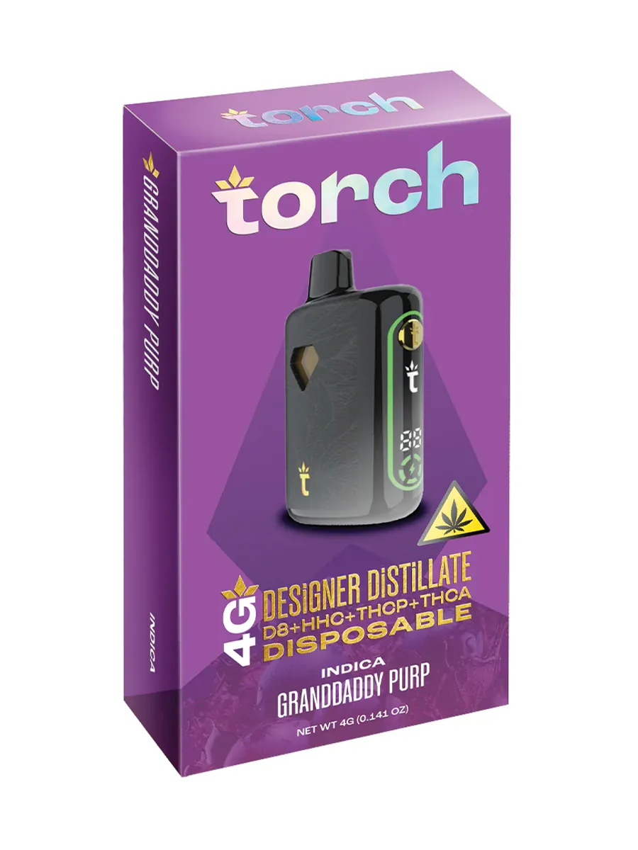 Graddaddy Purp Torch Designer Distillate Disposable 4G