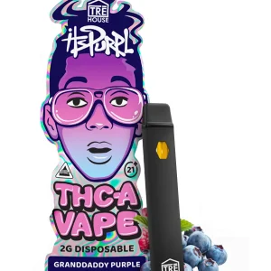 Granddaddy Purple Tre House It's Purple THC-A Vape 2G
