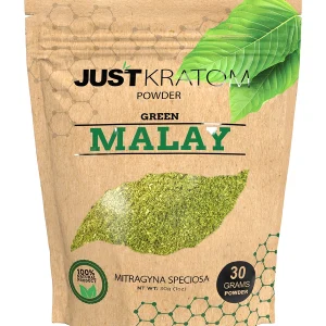 Green Malay Just Kratom Mitragyna Speciosa Powder 30g