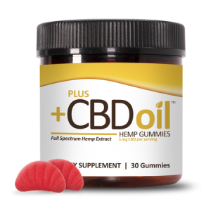 PlusCBD - CBD Gummies Gold Formula Cherry Mango 5mg - 30 Count