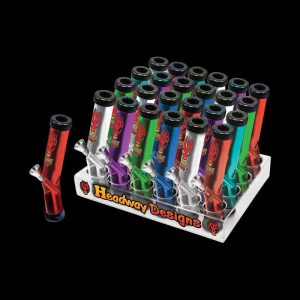 Headway Traveler Kickback Acrylic Pipes - 24 Piece Display