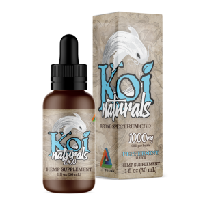 Koi CBD Hemp Extract CBD Oil Tincture / Peppermint Flavor (30 mL) 1000mg
