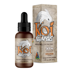 Koi CBD Hemp Extract CBD Oil Tincture / Orange Flavor (30 mL) 500mg