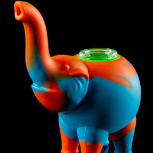 Silicone Elephant Bubbler Pipe - Ellie