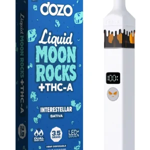 Interstellar DOZO Liquid Moon Rocks THCA Disposables 3.5G