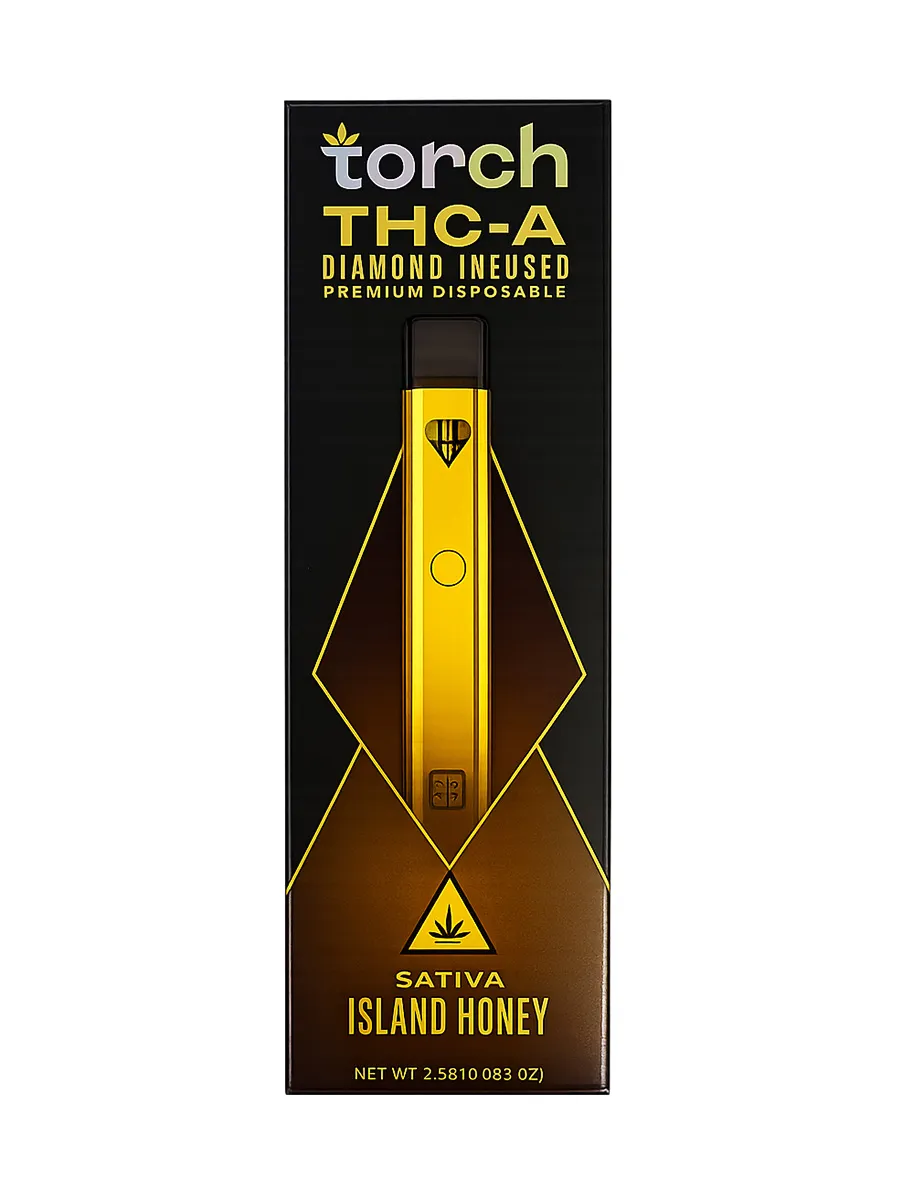 Island Honey Torch THCA Diamond Infused Premium Disposable 2.5G