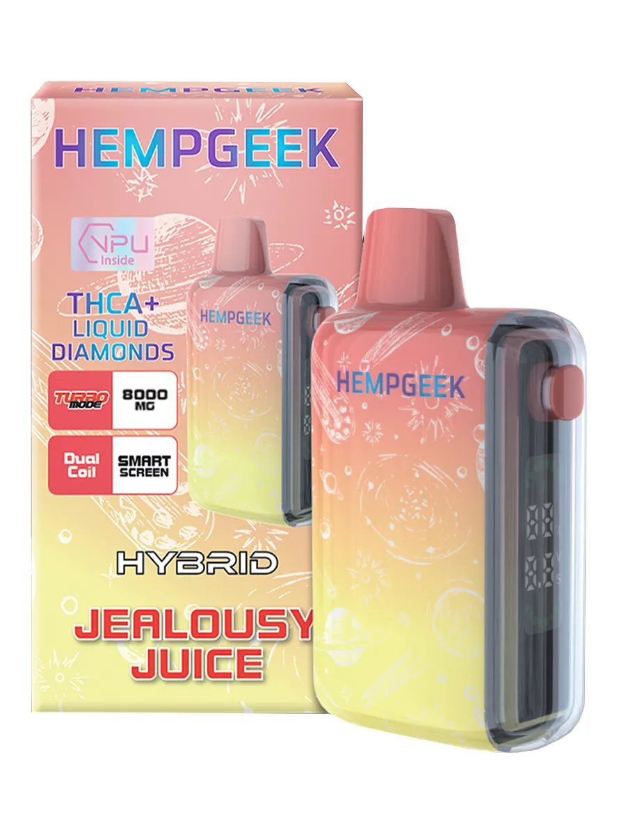 Jealousy Juice Hempgeek THCALiquid Diamonds Disposable 8000MG