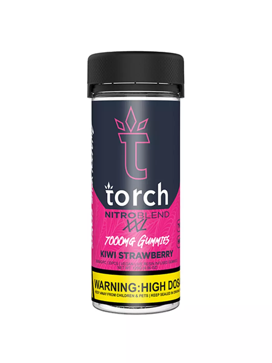 Kiwi Strawberry Torch Nitro Blend XXL Gummies 7000mg
