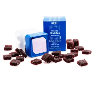 Knockout Punch URB Cloud 9 Skybites D8 | D9 Terpene Gummies 100mg 30ct
