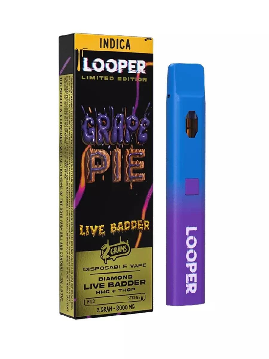 LOOPER LIMITED EDITION DIAMOND HHCTHCP 2 GRAM Grape pie 1