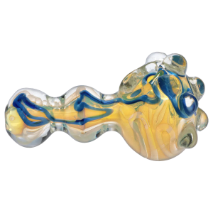 DHC Marble Spoon Pipe - 4.5 in. - Blue
