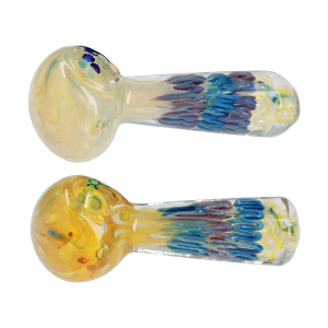 DHC Twisting Color Wrap Spoon Pipe - 4in.