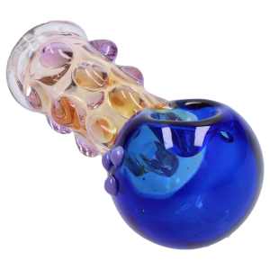 DHC Multi-Marble Spoon Pipe - 4.5 in. - Blue