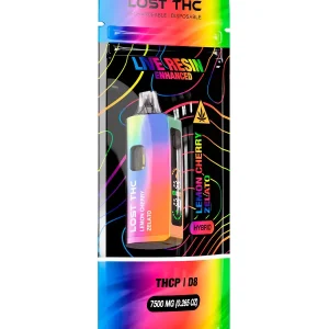 Lemon Cherry Zelato Lost THC Rainbow Edition THCP | D8 Live Resin Disposable 7500MG