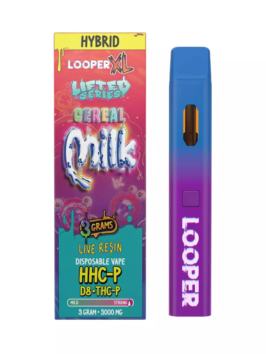 Looper XL LIFTED SERIES HHC P D8 THC P 3 gram cerreal milk