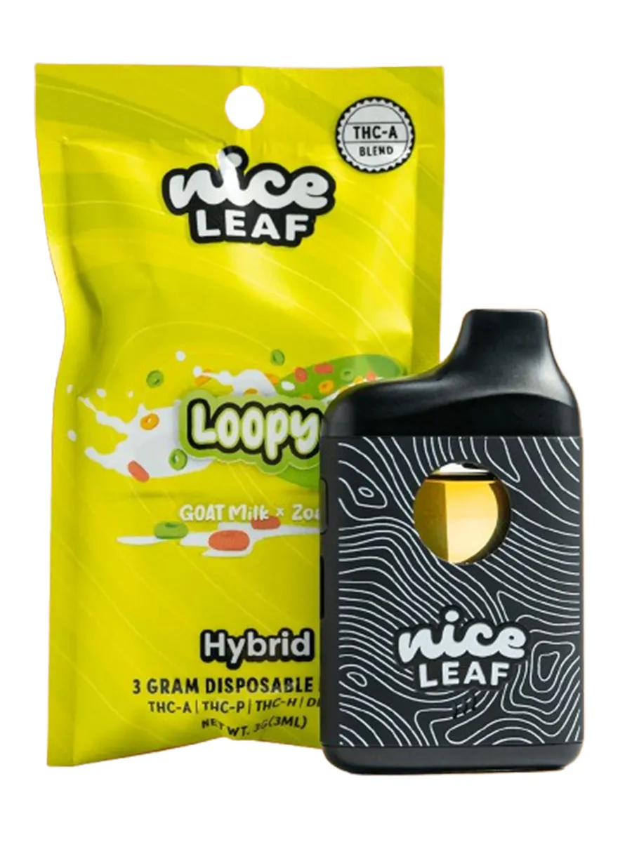 Loopy Nice Leaf THC A Disposable 3G