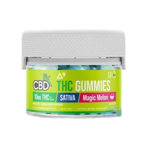 Melon Sativa CBDfx D9 THC + CBD Gummies 1200mg