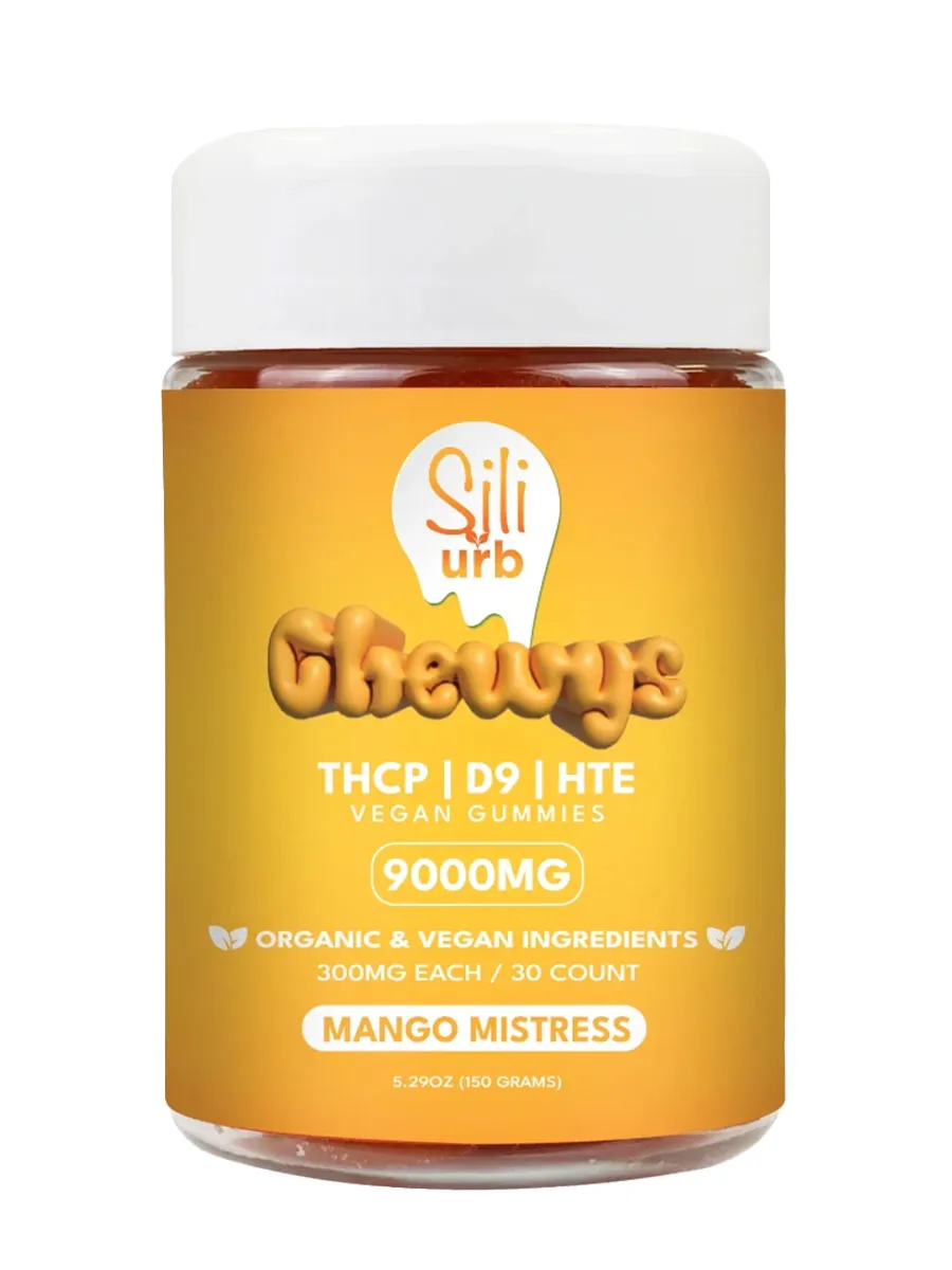Mango Mistress Sili x URB THCP D9 HTE Vegan Gummies 9000mg 30ct
