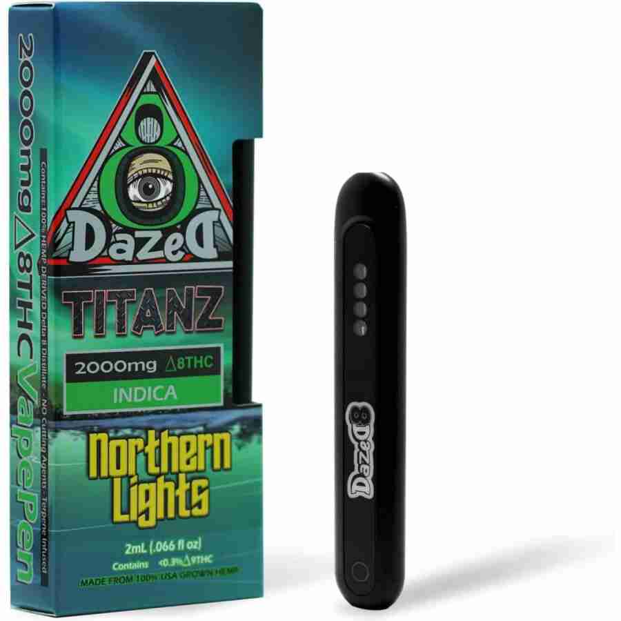 DazeD8 Northern Lights Delta 8 Disposable (2g)