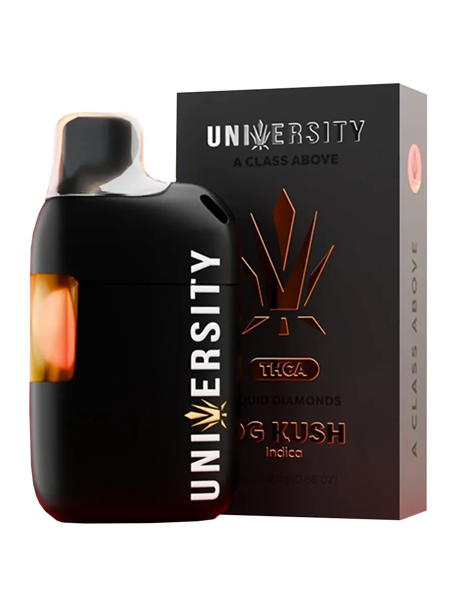 OG Kush University Liquid Diamonds THCA Disposable