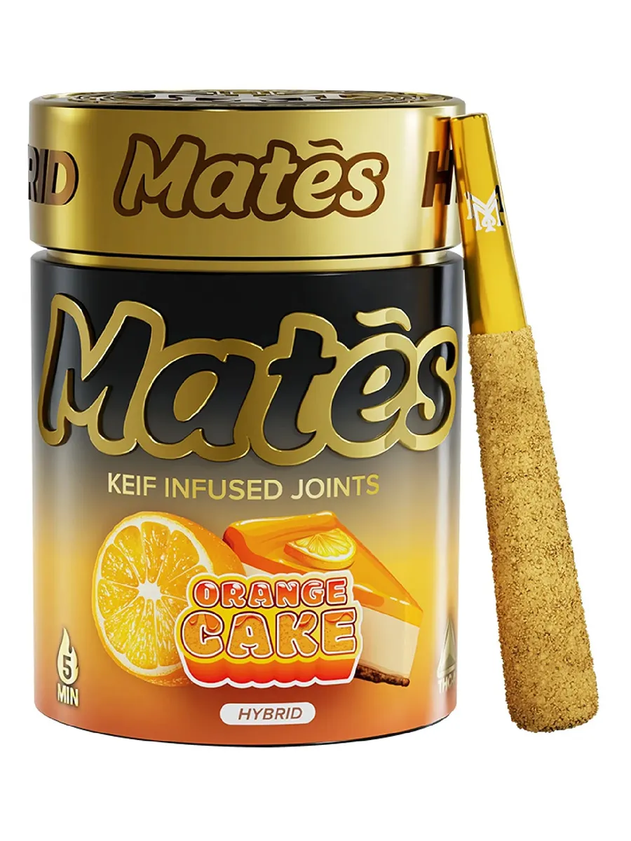 Orange Cake Muha Meds Mates Keif Infused THCA Joints 3G