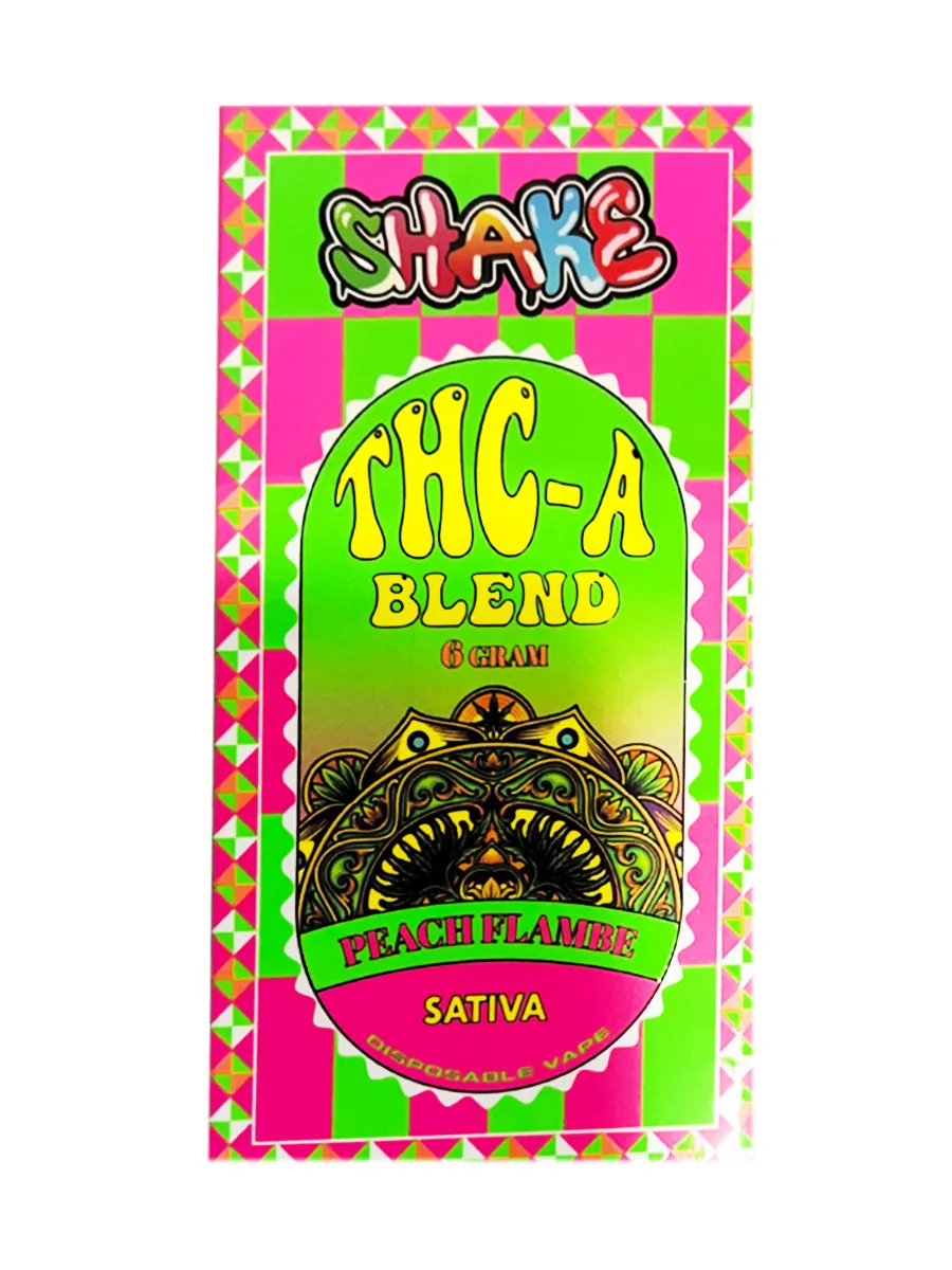 Peach Flambe Shake THCA Blend Disposable 6G