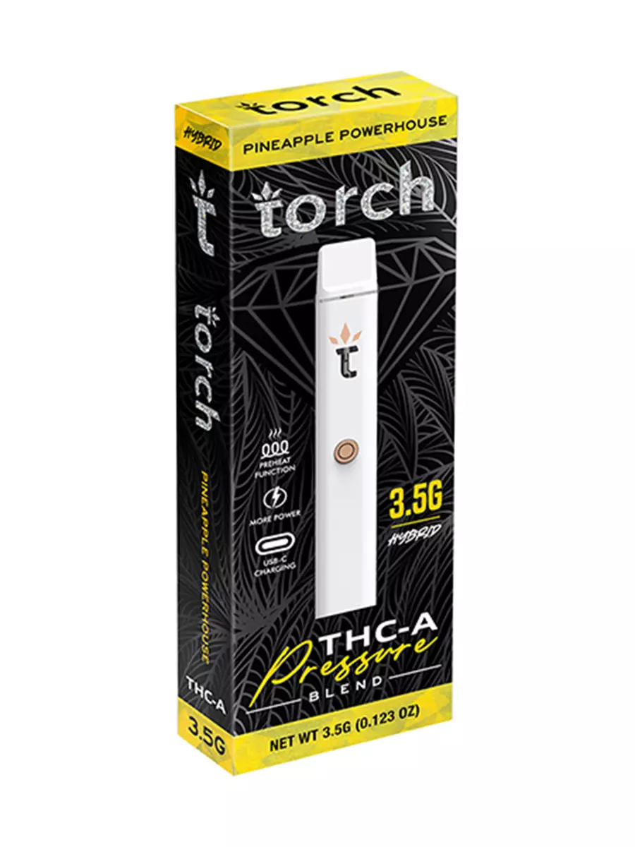 Pineapple Powerhouse Torch THC A Pressure Blend Disposable 3
