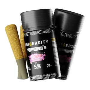Pink Zaburst Runtz University Freshman's THCA Indoor Prerolls with Kief 3.5g