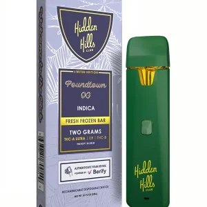 Poundtown OG Hidden Hills Heady Blend THCA Ultra Disposables 2g