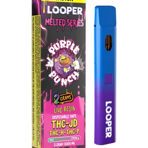 Purple Punch Looper Melted Series THC-JD+THC-H+THC-P Disposable 2G