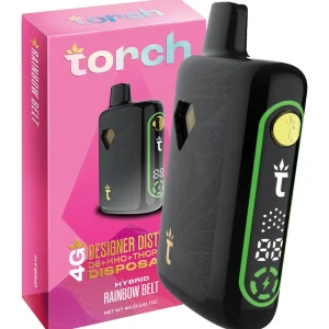 Rainbow Belt Torch Designer Distillate Disposable 4G