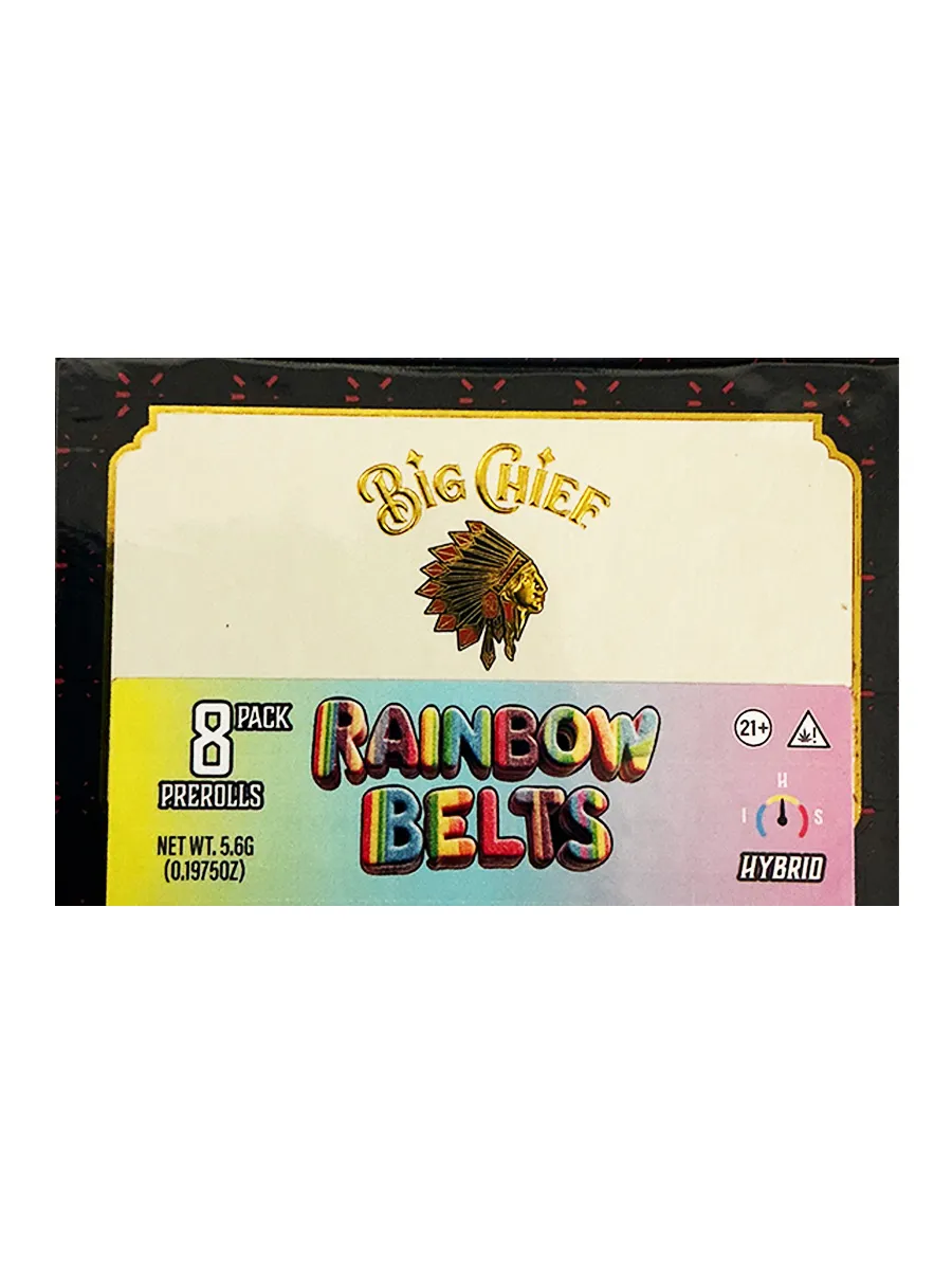 Rainbow Belts Big Chief Delta 9 Pre-Roll 8ct