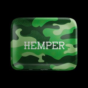 Hemper Green Camouflage Metal Rolling Tray