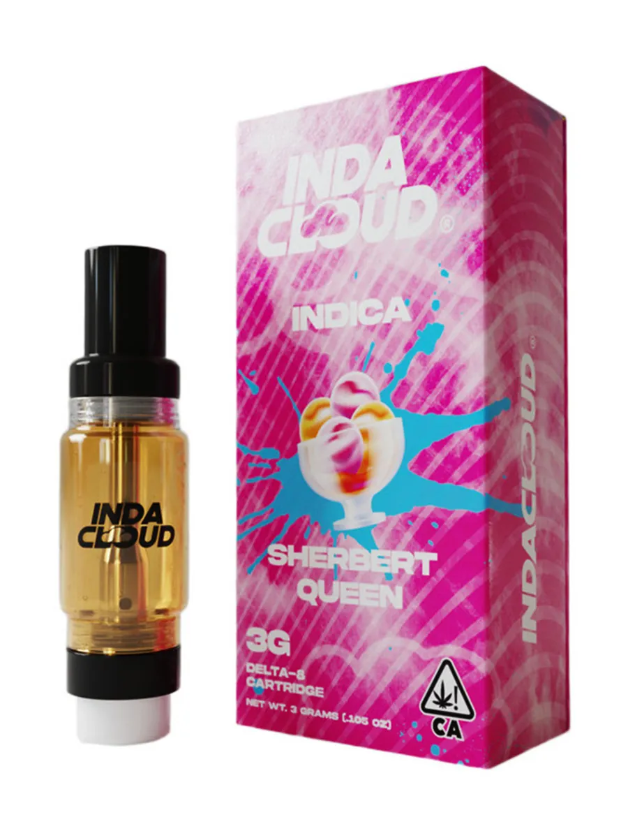 Sherbet Queen IndaCloud Delta 8 Cartridge 3G