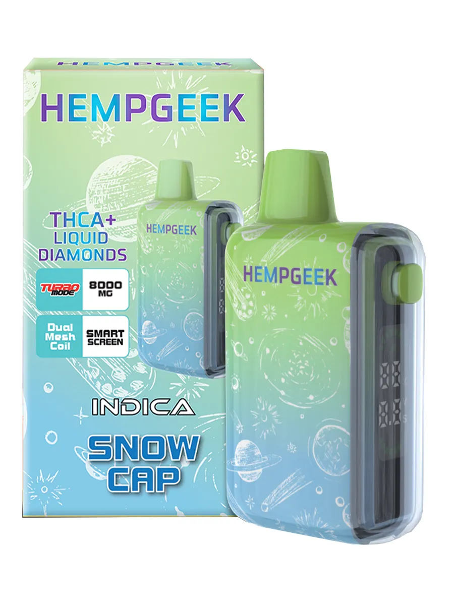 Snow Cap Hempgeek THCALiquid Diamonds Disposable 8000MG