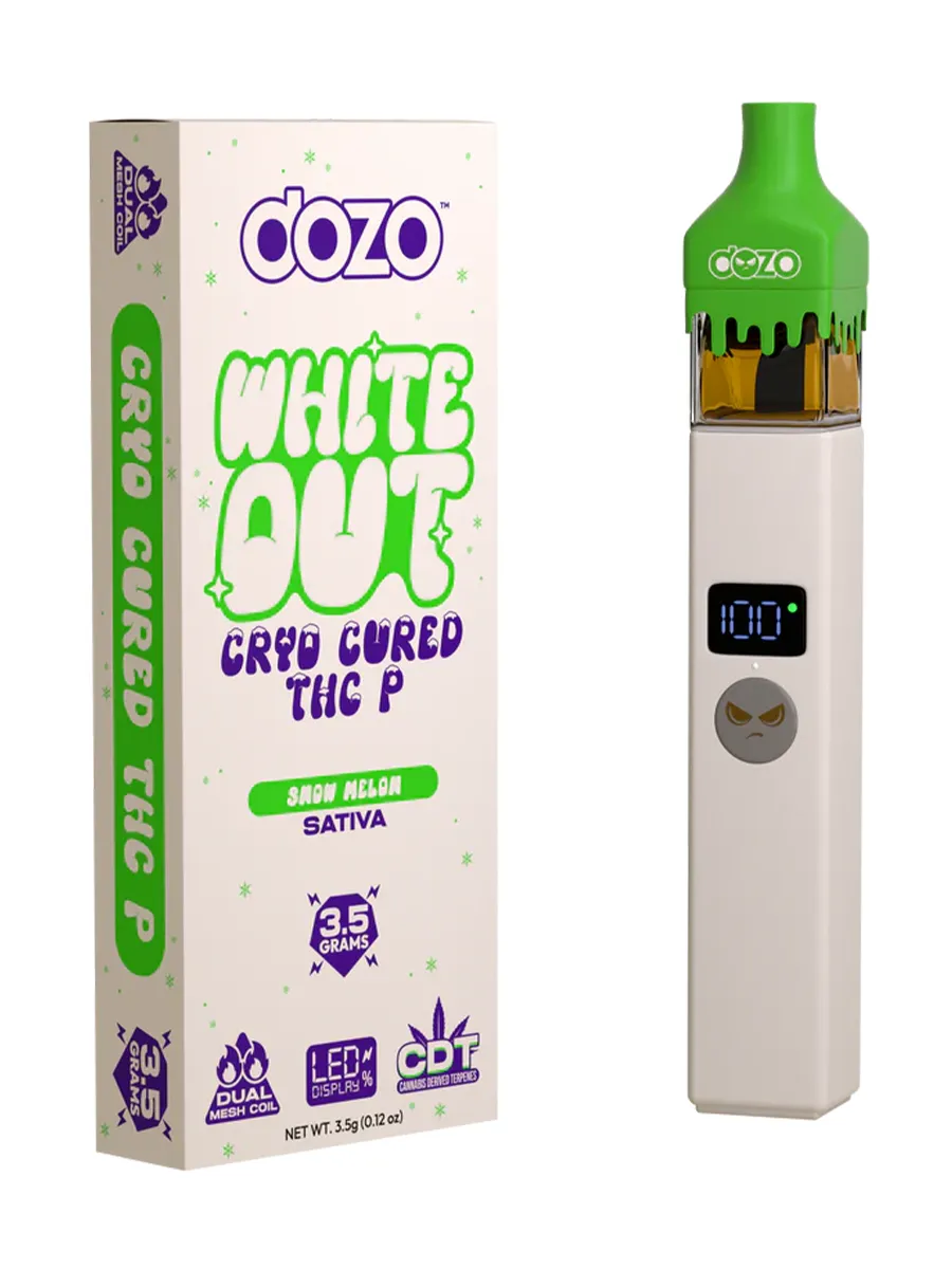 Snow Melon Dozo White Out THCP Disposable 3