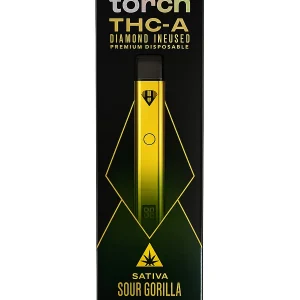 Sour Gorilla Torch THCA Diamond Infused Premium Disposable 2.5G