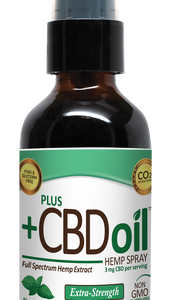 PlusCBD - CBD Spray 500mg Peppermint - 2 Oz