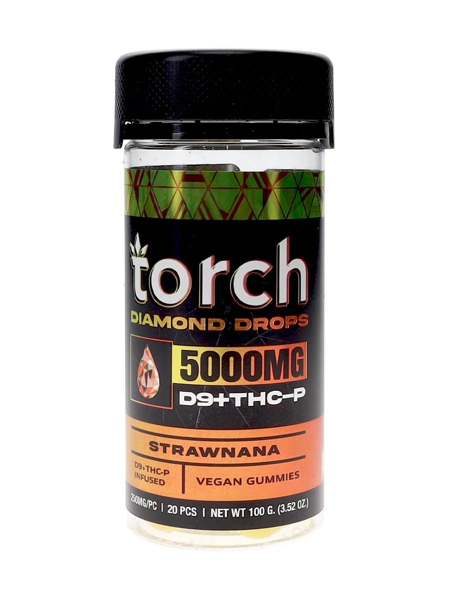 Strawnana Torch Diamond Drops Gummies 5000mg
