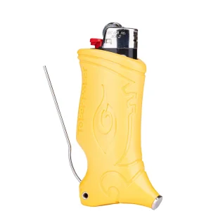 Yellow Toker Poker Bic Standard Lighter