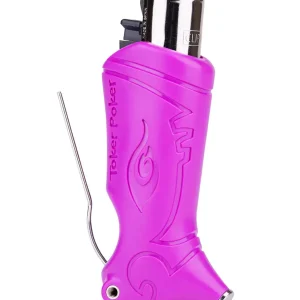 Magenta Toker Poker Clipper Lighter