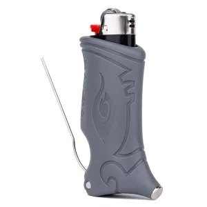 Gray Toker Poker Glow In The Dark Lighter